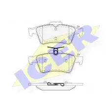 Колодки гальмівні (задні) Ford Focus 04-/Connect/Opel Vectra C 02-13/Renault Laguna/Citroen C5 07-