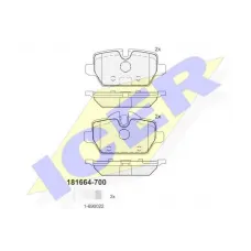 Колодки гальмівні (задні) BMW 1 (E81/E82/E87)/3 (E90/E91/E92/E93) 04-13