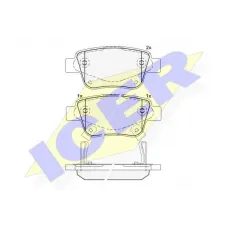 Колодки гальмівні (задні) Toyota Avensis 03-08/Corolla Verso 04-09