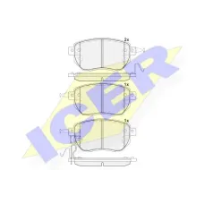 Колодки гальмівні (передні) Nissan Maxima 97-00/Murano 03-14/Teana 03-08/Infiniti FX 03-11/M37 11-
