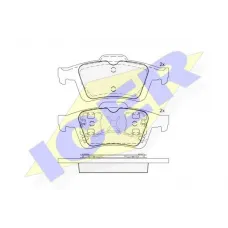 Колодки гальмівні (задні) Ford Focus II/Volvo S40/V50//Mazda 3 04-14/Mazda 5 05-