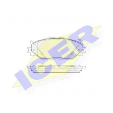Колодки гальмівні (передні) Lexus IS II/III 05-