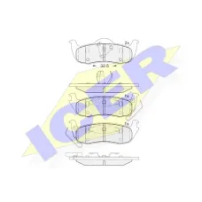 Колодки гальмівні (задні) Jeep Grand Cherokee III/IV 04-/Commander 05-10