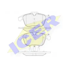 Колодки гальмівні (передні) Ford Mondeo/Galaxy/S-Max/Volvo XC70/V70/S80 07-16/V60/S60/Land Rover 11