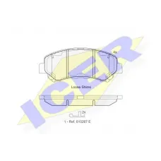 Колодки гальмівні (передні) Nissan Rogue/Qashqai/X-Trail/Teana 07-13/Juke/Suzuki Kizashi 10-