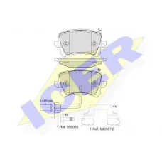 Колодки гальмівні (задні) Audi Q3 13-18 (з датчиками)