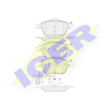 Колодки гальмівні (передні) Audi A4 07-18/Audi A5 07-/Audi Q5 12-17 (+датчик)