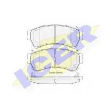 Колодки гальмівні (передні) Ford Fusion/Ford USA Fusion 06-/Mazda 6 02-13