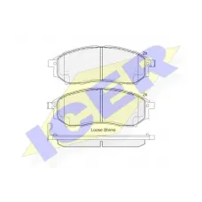 Колодки гальмівні (передні) Renault Koleos 08-/Nissan Qashqai 07-13/Pathfinder/NP300/Murano 05-