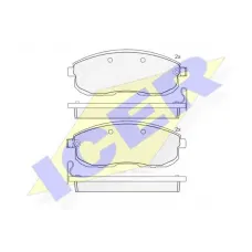 Колодки гальмівні (передні) Renault Latitude/Nissan Juke/Cube 09-/Tiida 07-12/Suzuki SX4 06-