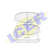 Колодки гальмівні (передні) Honda Accord VIII/IX 08-