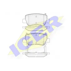 Колодки гальмівні (задні) Toyota Avensis 08-18