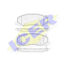Колодки гальмівні (передні) Opel Insignia A 08-/Bentley Flying Spur 13-/Saab 9-5 II 10-12