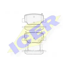 Колодки гальмівні (задні) Toyota Verso 09-18