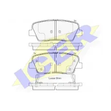Колодки гальмівні (задні) Hyundai Santa Fe II/III/IV 06-/Genesis/Kia Sorento II/III 09-/Stinger 17-