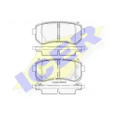 Колодки гальмівні (задні) Hyundai Tucson 15-/Sonata 05-15/ix20/ix35/Kia Cerato/Sportage/Picanto 10-