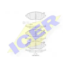 Колодки гальмівні (передні) Audi Q3 18-/A3/Skoda Octavia/VW Passat B6-B8/Golf/Tiguan 12- (+датчик)