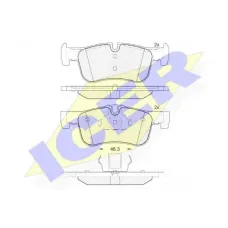 Колодки гальмівні (передні) Audi Q5 13-17/BMW 1 (F20/F21) 11-/2 (F22/F23/F87/F45/F46) 14-