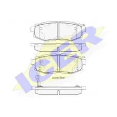 Колодки гальмівні (задні) Subaru Impreza/Outback 08-/Legacy 09-14/Forester 13-