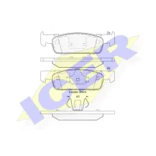Колодки гальмівні (передні) Dacia Logan 12-/Renault Clio IV/Sandero/Twingo 13-/Smart Fortwo 14-