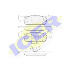 Колодки гальмівні (передні) Dacia Logan II/Sandero II 12-/Renault Logan 11-/Sandero 13/Clio IV 18-