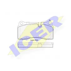 Колодки гальмівні (задні) Audi Q7 06-16/R8 07-/BMW 2 (F22/F87) 12-/3 (F30/F80) 11-18