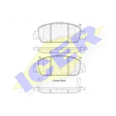 Колодки гальмівні (передні) Honda Accord IX 14-/HR-V 15-