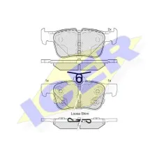 Колодки гальмівні (задні) Ford Focus 18-/Galaxy/Mondeo/S-Max 14-/Kuga 12-/Ford USA Edge/Fusion 06-