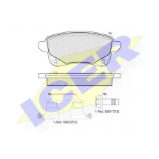 Колодки гальмівні (задні) Renault Scenic III/Grand Scenic III 09-