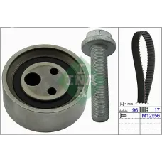 Комплект ГРМ Renault Kangoo 1.4/1.6i, 97-, 55/64kw, E7J/K7J/K7M