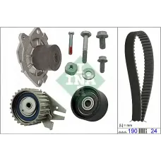 Комплект ГРМ + помпа Opel Astra/Fiat Grande Punto 1.9CDTI 04-