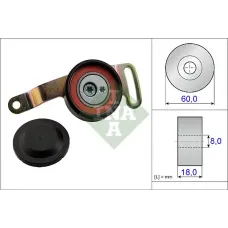 Ролик генератора Smart 0.7/0.8CDI 01- (натяжний) (60x18), M160/OM660