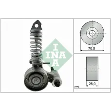 Натяжник ременя генератора Opel Astra G/Corsa C 1.2I 16V 98-