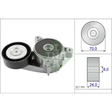 Натяжник ременя генератора Mitsubishi Outlander 2.0 DI-D 07-12