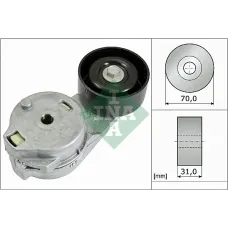 Натяжник ременя генератора VW LT 2.8TDI 02-06, 116kw, (70x31), BCQ/AUH