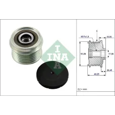 Шків генератора Suzuki Jimny 1.5 DDiS 03-