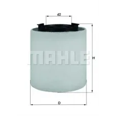 Фільтр повітряний Seat Ibiza 09-/ Skoda Fabia 10-14/Rapid 12-/VW Polo 09-