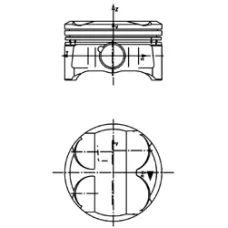 Поршень BMW 3 (E46) 1.6- 2.0 i 00-11 N45/N46/N42/N40 (STD) (84.00mm/STD)