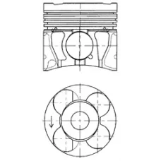 Поршень Opel Astra H/J/Zafira B 1.7 CDTI 03- (79.50mm/+0.50)