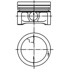Поршень Smart Cabrio/City-Coupe/Crossblade 0.7 03-07 M160 (67.00mm/+0.50)