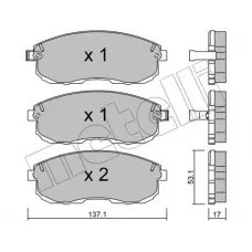 Колодки гальмівні (передні) Nissan 200/Altima/Maxima/Sentra 88-06