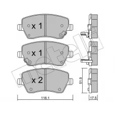 Колодки гальмівні (передні) Nissan Micra/Note 10-