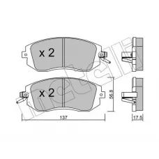 Колодки гальмівні (передні) Subaru Forester/Impreza/Legace V/Outback 10-