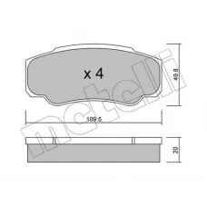 Колодки гальмівні (задні) Citroen Jumper/Fiat Ducato/Peugeot Boxer 01-