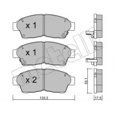 Колодки гальмівні (передні) Toyota Camry 90-02/Corolla 87-02/Rav4 94-00