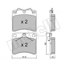 Колодки гальмівні (передні) VW T4 90-03