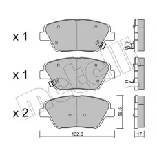 Колодки гальмівні (передні) Hyundai Sonata VI 11-14//Kia Optima 10-