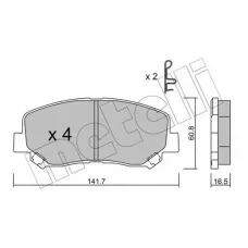 Колодки гальмівні (передні) Mazda CX-5 11-