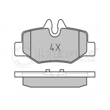Колодки гальмівні (задні) MB Vito (W639) 03- (Platinum)
