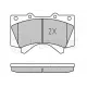 Колодки гальмівні (передні) Toyota Land Cruiser 200 08- (Advics)